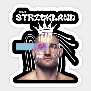 Sean Strickland Brutalism by GradePump Sticker